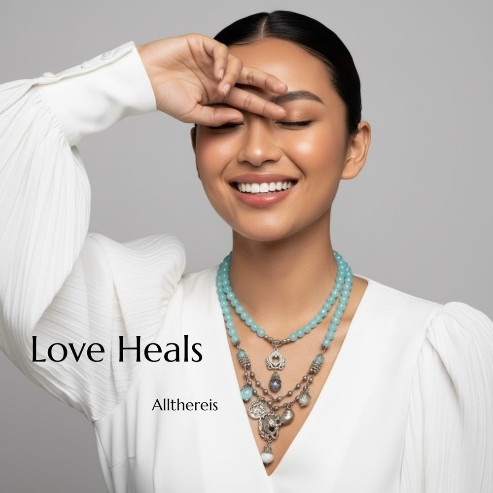 Love Heals Necklace one of a Kind - Picture 3 of 16